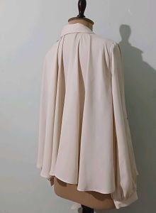 Elegant Sheer Blouse with Bow Detail