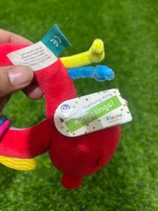 Monkey Rattle And Teether Ringaling Toy