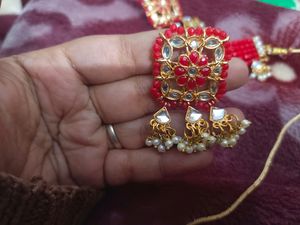 Red Stone Jwellery Set