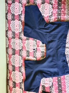 Navy Blue Saree Blouse