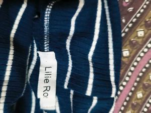 New Striped Bodycon Dress for women in S size