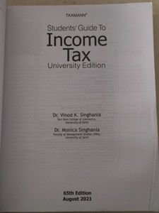 Students' Guide To Income Tax