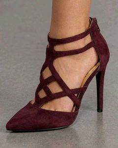 Burgundy Heels