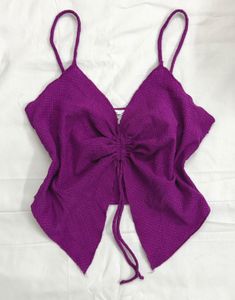 Purple Crop Top