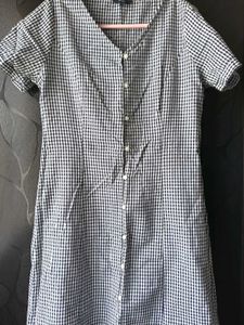Classic Gingham Check Dress