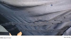 Elegant Black Abaya Gown Burqa with Dupatta Pearl