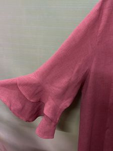 Stylish Ruffle Sleeve V-Neck Top