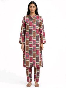 Designer Printed Kurta and Pants Set