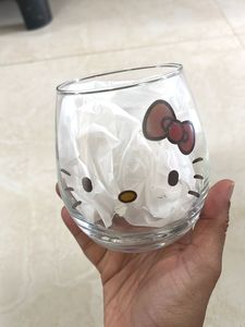 Cute Hello Kitty Stemless Glass