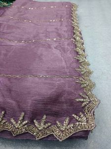 hand work saree