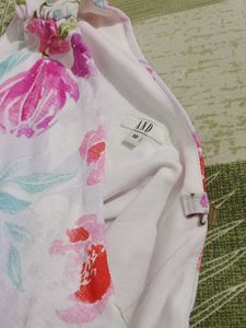 Floral Print Wrap Top