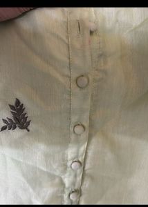 Floral Embroidered Long Kurti