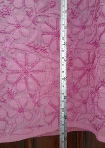 lilac authentic Chikankari Kurti