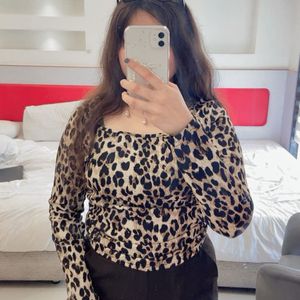 Savana Leopard Print Top
