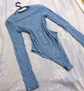 💟Original Zara Sky Blue Bodysuit I