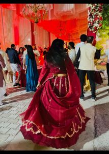 Elegant maroon Lehenga Choli Set