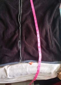 Men's Black Zip-Up Jacket
