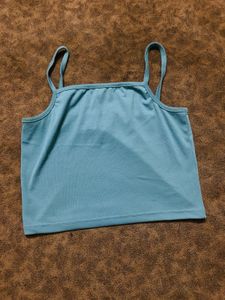 Teal Spaghetti Strap Tank Top