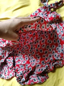 Zara Floral Print Skort