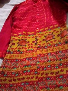Vibrant Print Kurta size m