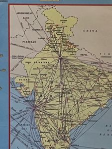 Brand New India Road And Political Map