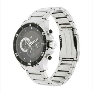 Original Fastrack Big Time Quartz Chronograph Blac