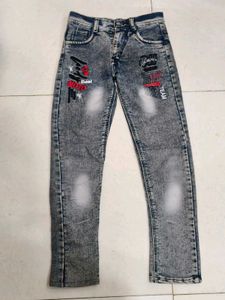 Men's Trendy Graphic Print Jeans