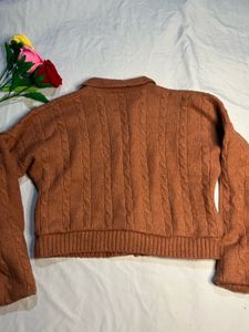 Cozy Cable Knit Button-Up Cardigan