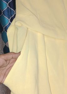 Women's Yellow Frock with pockets