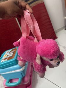 Cute Pink Doggy Bag
