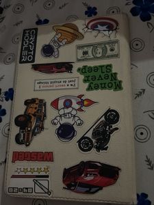 Sticker-Covered Gadget Case