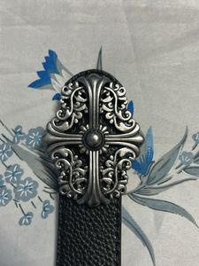 chrome hearts multicoloured patches belt