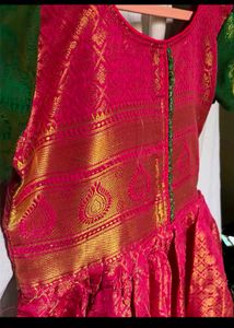 Beautiful Pink Silk Gown