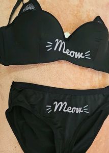 Cute Meow Lingerie Set
