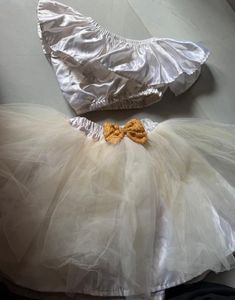 Girls Skirt and one shoulder top Set