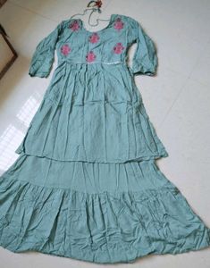 Beautiful Teal Kurta or gown