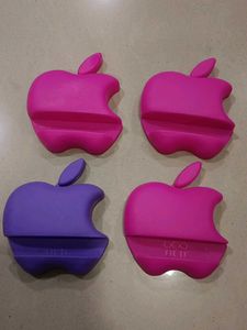 Apple Shaped Phone Stands (Set of 4)