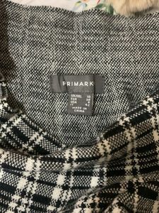 Plaid A-Line Skirt