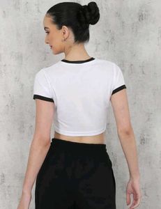 white crop top 🎀