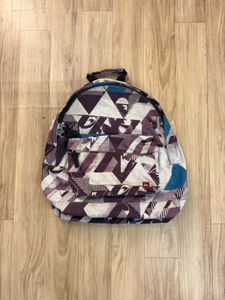 quick silver Unique Geometric Pattern Backpack
