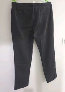 Tokyo Talkies Women Black Straight Fit Trousers