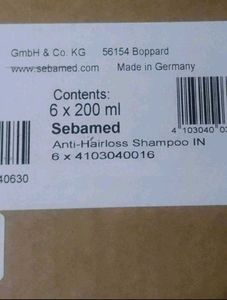 Sebamed Anti-Hairloss Shampoo Wholeseller Pack -6P