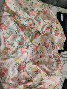 Beautiful Floral Print Ethnic Gown