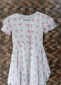 floral knee length dress 🌸🌺