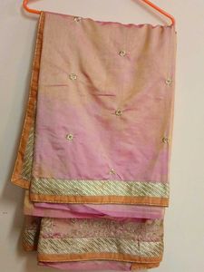 light Orange Saree