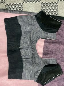 last price Striped Pleated Sarree