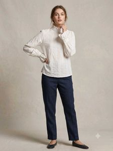 Elegant White Top - 36 bust