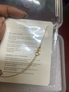 Carlton London Gold Plated CZ Charm Bracelet