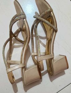 Sparkling Gold Heels
