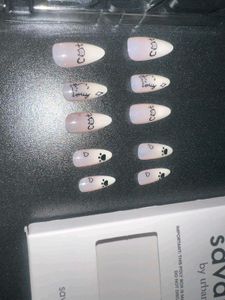 Savana Cute Cat & Paw Press-On Nails Set of 10